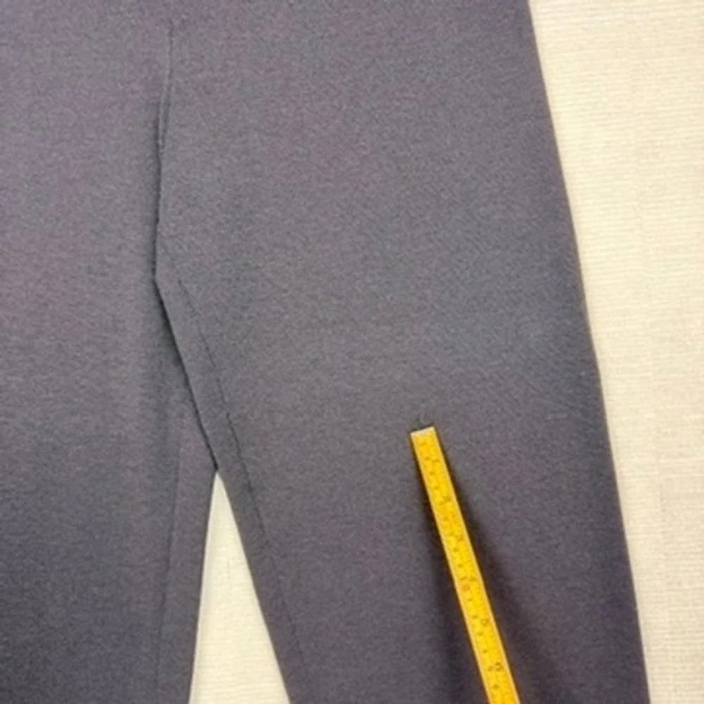 Eileen Fisher Knit Straight Leg Pants Brown Elastic Waist Luxury Workwear